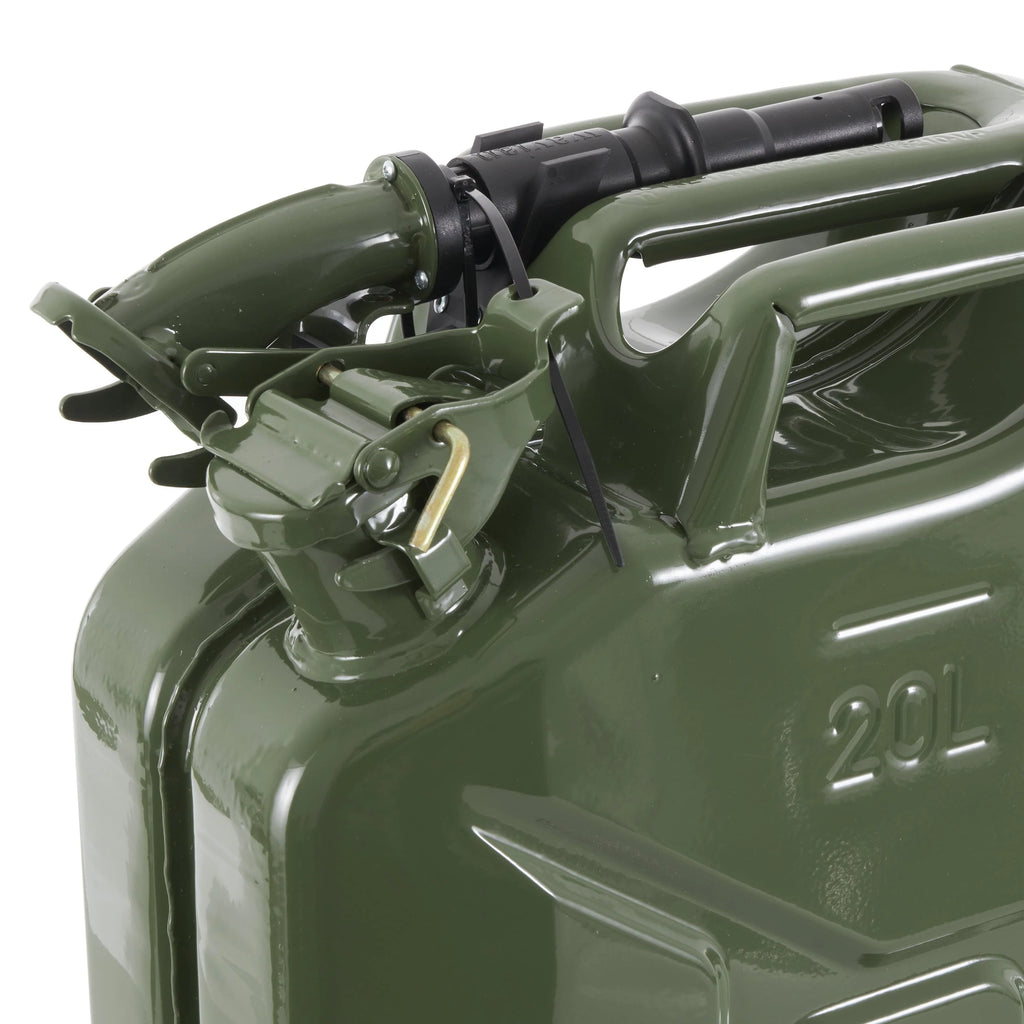 Gallon 20 Liter Authentic CARB Jerry Can with Spout, Green
