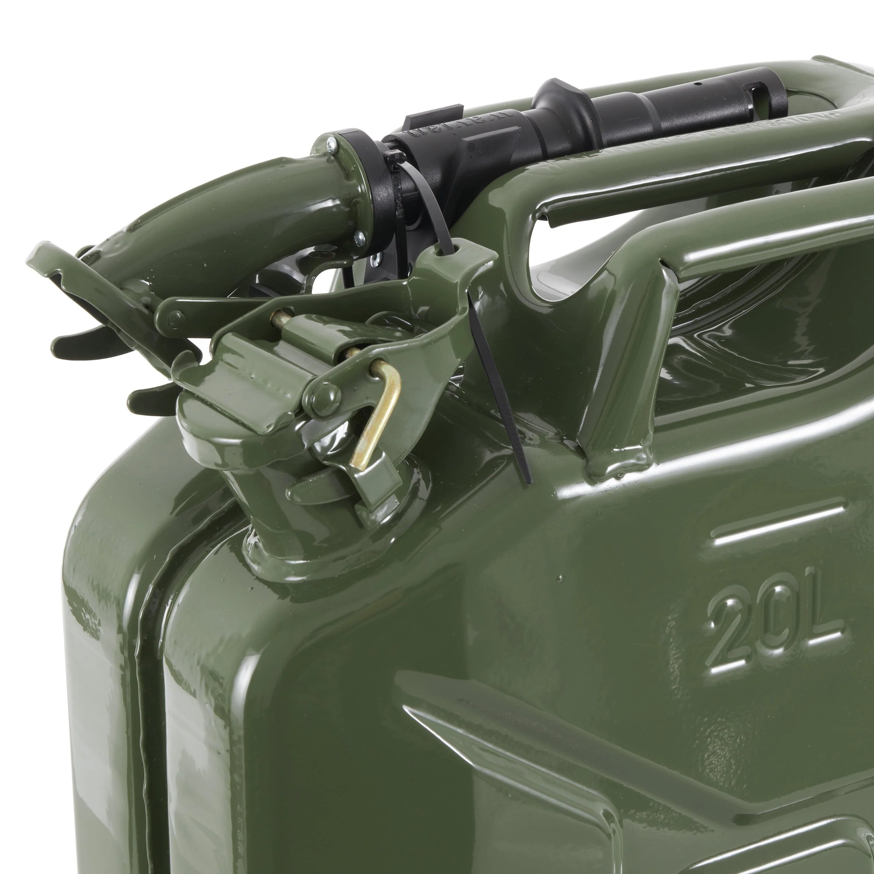 Gallon 20 Liter Authentic CARB Jerry Can with Spout, Green